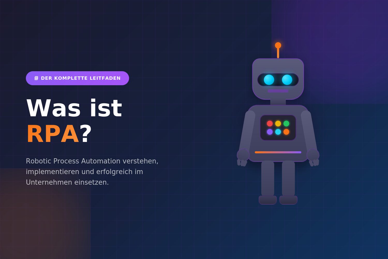 RPA Software-Bot automatisiert Geschäftsprozesse zwischen verschiedenen Anwendungen auf Computer-Bildschirmen